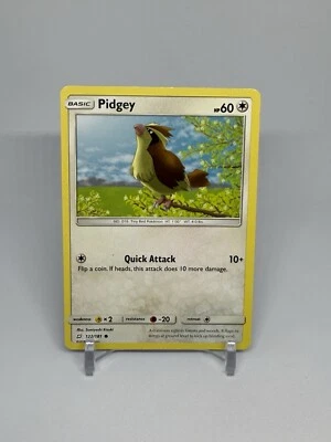 Pokémon TCG Pidgey Sun & Moon - Team Up 122/181 Regular Common-NM - Image 1 of 3