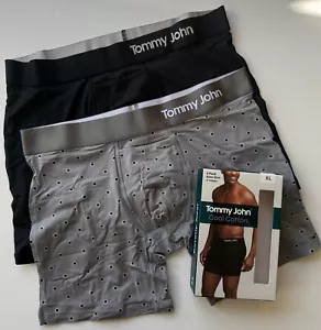 Tommy John Cool Cotton 6” Boxer Briefs 2 Pack XL Pima Cotton 39-42” New $55 - Picture 1 of 4