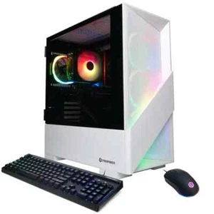 CyberPowerPC Gaming Desktop AMD Ryzen 7 9700X 16GB DDR5 2TB SSD RTX4060Ti 8GB - Picture 1 of 7