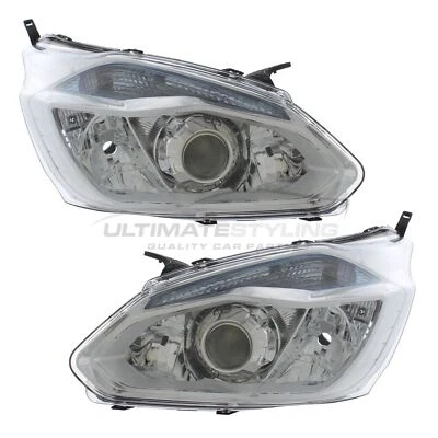 Faróis Ford Transit Custom Van 2012-2018 projetor faróis esquerda e direita - Imagem 1 de 4