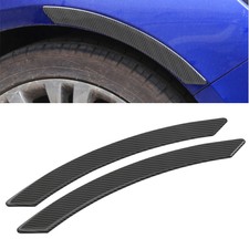 2x Car Arch Wheel Eyebrow Mudguard Sticker Real Carbon Fiber Scratch Resistant
