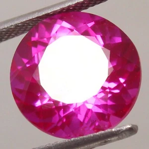 Natural Certified Utah Red Beryl Bixbite 12x12 MM Round Stunning AAA+ Gemstone - Picture 1 of 6