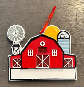 Red Barn Personalizable Ornament - Picture 1 of 1