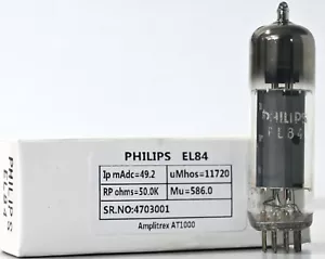 PHILIPS MINIWATT EL84 MADE IN HOLLAND AMPLITREX TESTED qty-1 Pc - Picture 1 of 18
