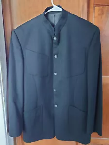 Amazing Thierry Mugler Men's Designer Jacket vintage 80s Wool 52EU 42US Be Cool! - Picture 1 of 6