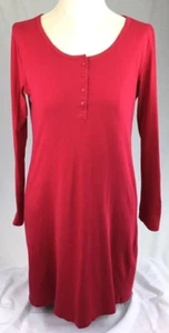 Charter Club Intimates Damen Sm bis Medium rot Baumwolle Nacht T-Shirt Baumwollkleid - Bild 1 von 6