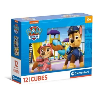 Clementoni Puzzle 12 pz Cubi 36m+ (16x12x4cm) PAW PATROL 41194 - Immagine 1 di 3