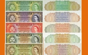 (Reproduktionen !) Geldscheine - British Colonies -Honduras 28-32 1952-1973 - Bild 1 von 1