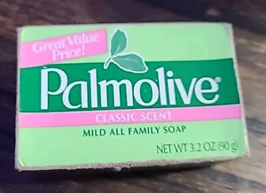Barra de jabón vintage PALMOLIVE 3,2 OZ. Aroma Clásico - Sellado Nuevo de Lote Antiguo - Imagen 1 de 5