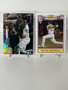 Sean Murphy 2020 Topps Chrome REFRACTOR RC + RC Throwback! MUT! - Bild 1 von 3