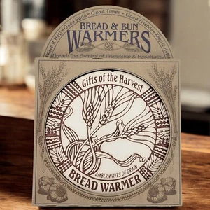 NEW Bread & Bun Warmers Gifts Of The Harvest Seneca Ceramics Corp 2007 Made USA - Picture 1 of 6