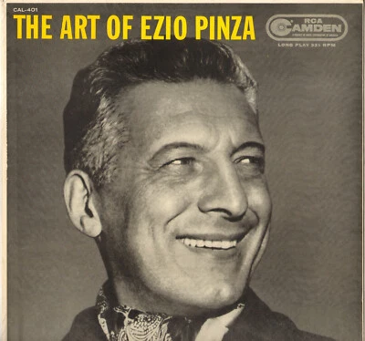 EZIO PINZA "THE ART OF EZIO PINZA" OPERA LP 1957 RCA CAMDEN CAL-401 - Photo 1/2
