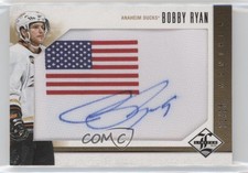 2012-13 Panini Limited Monikers Signatures Gold /25 Bobby Ryan #M-BR Patch Auto