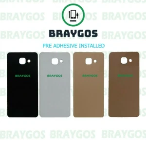 Rear Back Battery Cover Glass For Samsung Galaxy A5 2016 A510 A510F + Adhesive - Picture 1 of 3