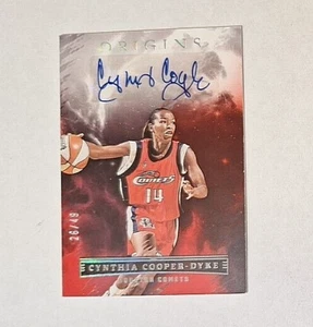 2023 WNBA Origins RED Signatures #CCD Cynthia Cooper-Dyke Auto #26/49 Comets - Picture 1 of 3