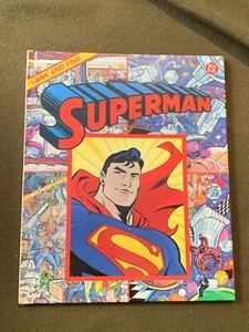 Superman Look and Find Large Hardback Book 1996 1st Printing DC Comics - Picture 1 of 4