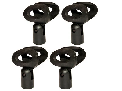 4er Set Mikrofonklammer Mikrofonklemme "flex" Ø 35mm Funkmikrofone incl. Adapter - Bild 1 von 4