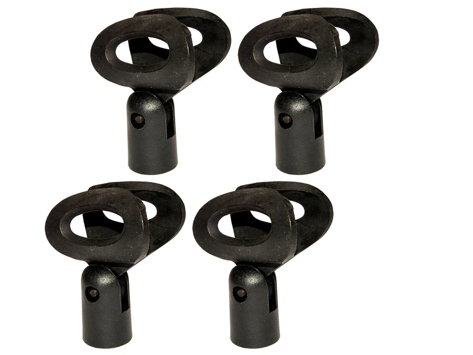 4er Set Mikrofonklammer Mikrofonklemme "flex" Ø 35mm Funkmikrofone incl. Adapter - Bild 1 von 4