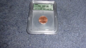 1982 Lincoln Cent...Zinc...ICG MS67...RD...FREE SHIPPING - Picture 1 of 3