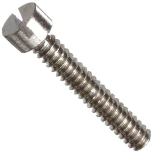 Cabezal de relleno de tornillo de máquina de acero inoxidable M.9-1.25, 0.120" de largo, paquete de 1 - Imagen 1 de 2