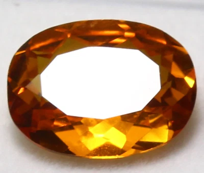 Zafiro champán Ceilán natural certificado 9,40 quilates 15x11 mm gemas ovaladas sin calefacción Foto 1 de 4