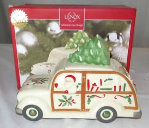 Tarro de galletas Lenox American by Design Holiday Station Wagon - en caja - Imagen 1 de 5