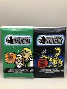 2004 Topps Star Wars Heritage Trading Cards (1) Unopened Sealed Pack! Vintage! - Picture 1 of 9