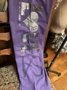 Victoria's Secret SweatPants SuperModel Essentials Bling Medium Drawstring NWT - Picture 1 of 11