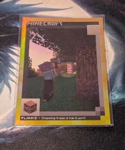 Panini Minecraft Planks Gold Variant 76/99 NM - Picture 1 of 2
