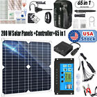 65-In-1 Outdoor Survival Camping Hiking Tactical Gear Backpack Solar Panels Kit
