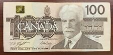 1988 - Canadian 100$ One Hundred Dollar Banknote, Bank Of Canada
