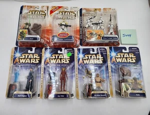 Star Wars Attack of The Clones & Clone Wars Lot of 7 READ - Picture 1 of 14