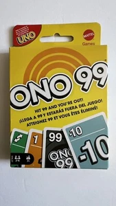 Ono 99 Uno Card Game Mattel 2021 Ages 7+ 2-6 Players - Picture 1 of 2
