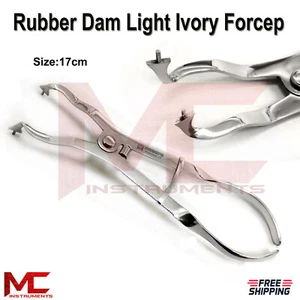 Endodontics Rubber Dam Punch Lightweight Light Ivory Dental Instruments Forcep - Bild 1 von 3