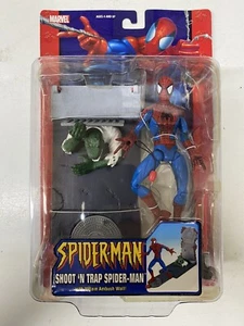 Spider-Man Shoot 'N Trap SpiderMan 6" Action Figure Toy Biz 2004 New Sealed - Picture 1 of 2