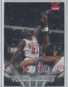 Michael Jordan 2007-08 Fleer Playoff Highlights #PH14 Chicago Bulls NBA!! - Picture 1 of 1