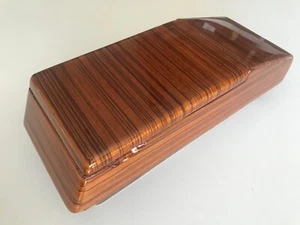 Ablagebox Kassette Mittelkonsole Holz Zebrano Ablagefach für Mercedes W123 NEU - Picture 1 of 8