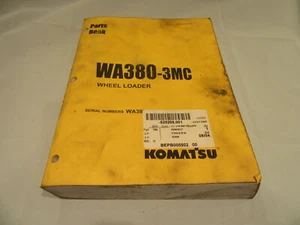 Cargador de ruedas Komatsu WA380-3MC MANUAL Libro Serie A51001 y SUPERIOR - Imagen 1 de 8