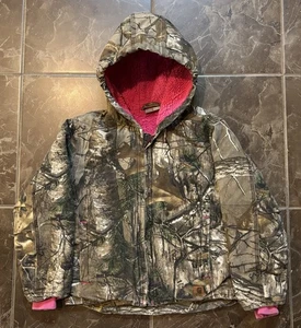 Carhartt Camo Jacket Youth Girl Size XS (6) - Picture 1 of 3