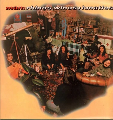 Man Rhinos Winos and Lunatics LP vinyl UK United Artists 1974 in laminated - Bild 1 von 4