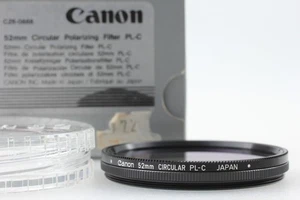 Boxed [Unused] CANON PL-C52 52mm Drop-in Circular Polarizing Filter From JAPAN - Picture 1 of 9