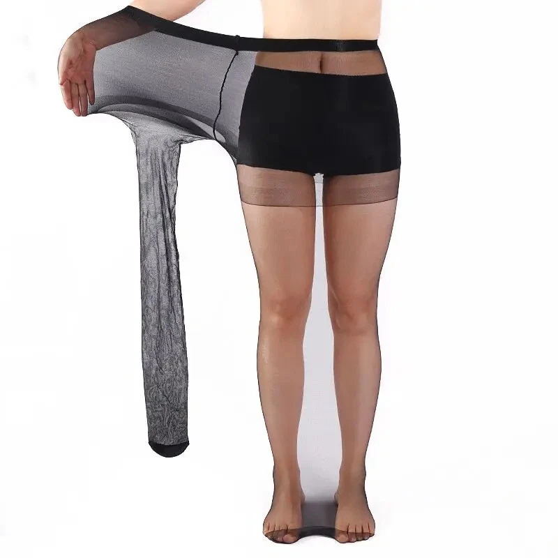 3XL 4XL 20D Tights Super Elastic Pantyhose Plus Size 330lbs Sheer Pantyhose - Image 1 of 4