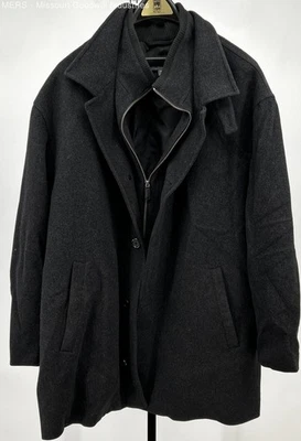 Daniel Cremieux Men's Grey Solid Signature Collection Coat 3X Outerwear - Image 1 of 4