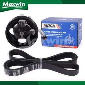 Power Steering Pump w/Pulley Serpentine Belt Fit 09-14 Nissan Maxima Murano 3.5L - Picture 1 of 15