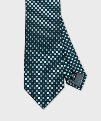 Galise cravatta tre pieghe in seta, verdone CRAV3PS.FV - Immagine 1 di 2