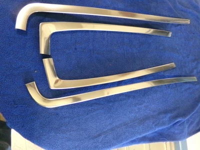 80-96 Ford F150 Bronco Chrome Windshield Trim Outside Molding 4 Piece TOP / SIDE - Image 1 of 4