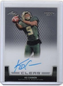 2017 Leaf Trinity KD Cannon Clear Auto Autograph RC - Picture 1 of 1