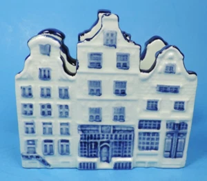 DUTCH CANAL HOUSES Ceramic NAPKIN HOLDER (HOLLAND/NETHERLANDS) - Picture 1 of 6