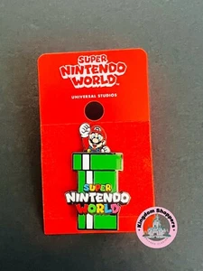 2025 Universal Orlando Epic Universe Super Nintendo World Mario Warp Pipe Pin - Picture 1 of 3