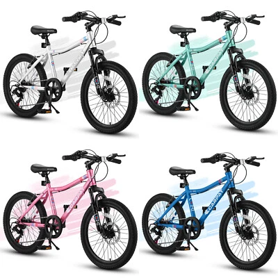 20 Inch Kids' Bike, Boys Girls Mountain Bike Ages 8-12, 7 Speed Teenager - Image 1 of 4